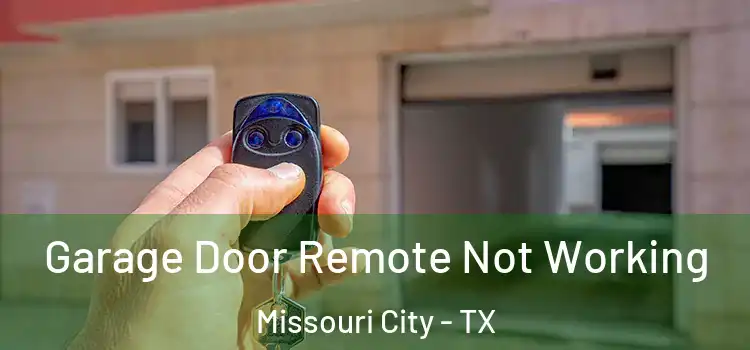  Garage Door Remote Not Working Missouri City - TX