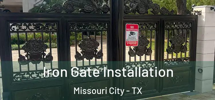 Iron Gate Installation Missouri City - TX